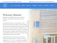 Tablet Screenshot of beth-shalom.org.uk