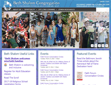 Tablet Screenshot of beth-shalom.net