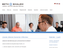 Tablet Screenshot of beth-shalom.de